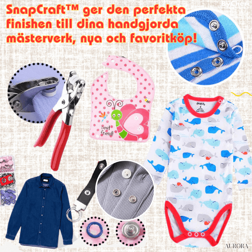 SnapCraft⹠| KnÀpp och sÀkra knappar pÄ nÄgra sekunder! - Aurora Stockholm