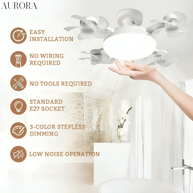 TILLFÄLLIGT 50% RABATT | HoverGlow™ | Håller dig sval och ditt rum väl upplyst!