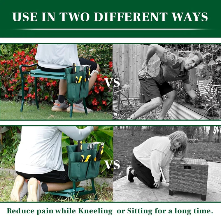 TILLFĂLLIGT 50% RABATT | SnapSeatâą | Omedelbar lĂ€ttnad för trĂ€dgĂ„rdsmĂ€stare som gör allt!