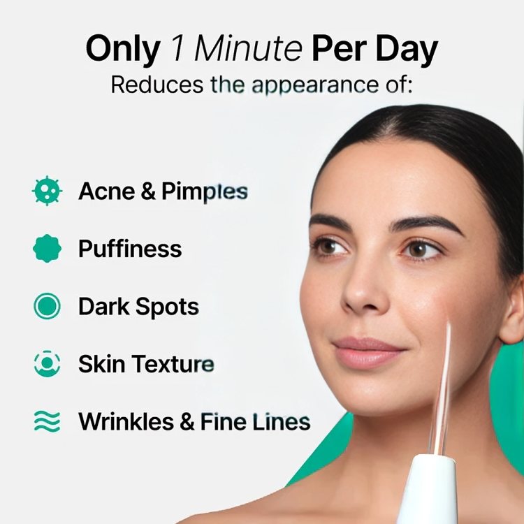 TILLFĂLLIGT 50% RABATT | AcneZapâą | Högfrekvent ansiktsstav