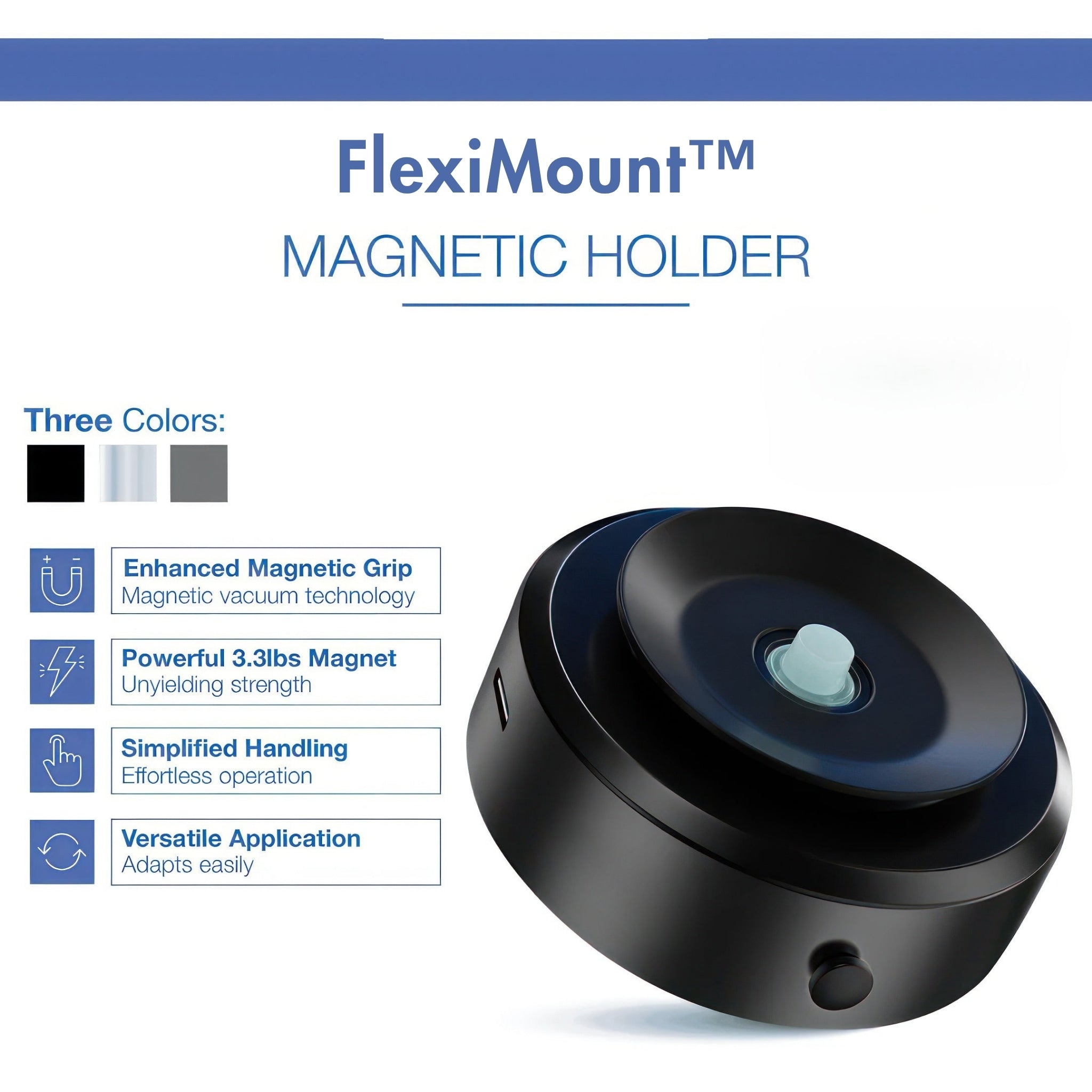 TILLFĂLLIGT 50% RABATT | FlexiMountâą | SĂ€kra din telefon var som helst - handsfree och utan anstrĂ€ngning!