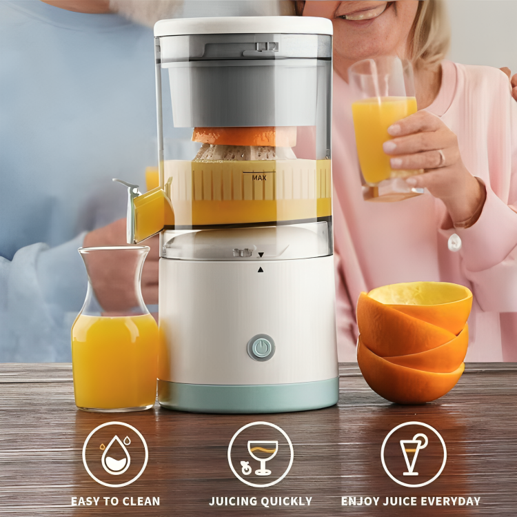 JuiceJet™ | Förvandla frukt till färsk juice - utan ansträngning!