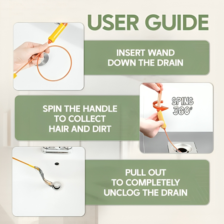 DrainViper™ | Säg adjö till envisa avloppsstopp på några sekunder!