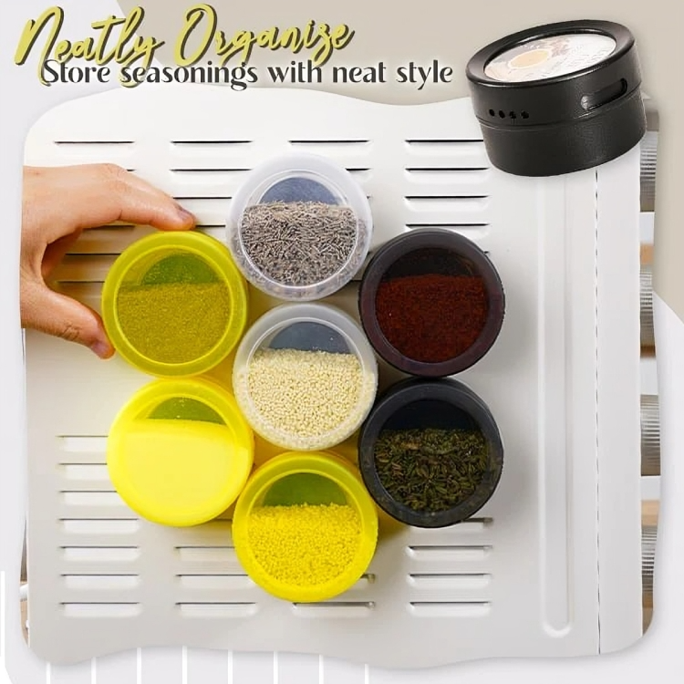 MagSpice™ | Platsbesparande magnetiska burkar för snabb åtkomst till kryddor!