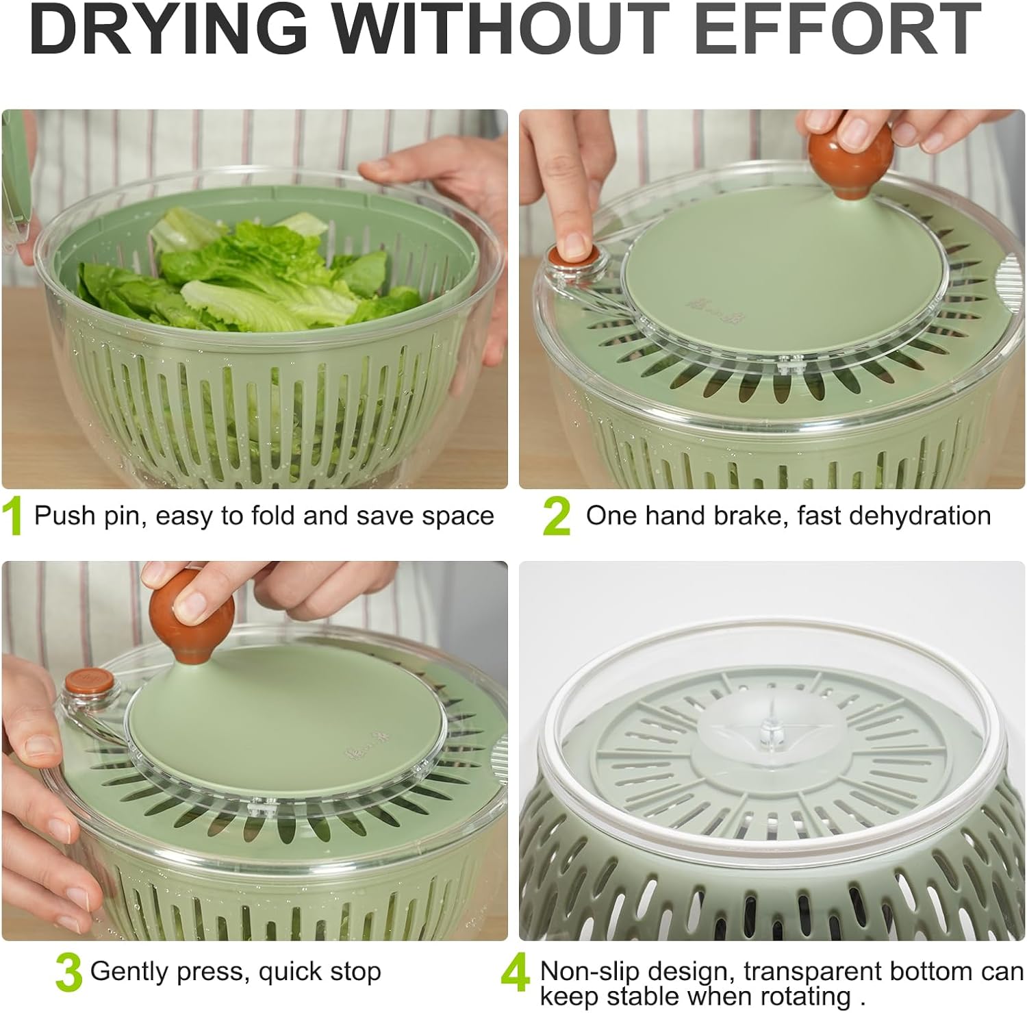 TILLFÄLLIGT 50% RABATT | VegiSpin™ | Rengör frukt och grönsaker enkelt och noggrant!