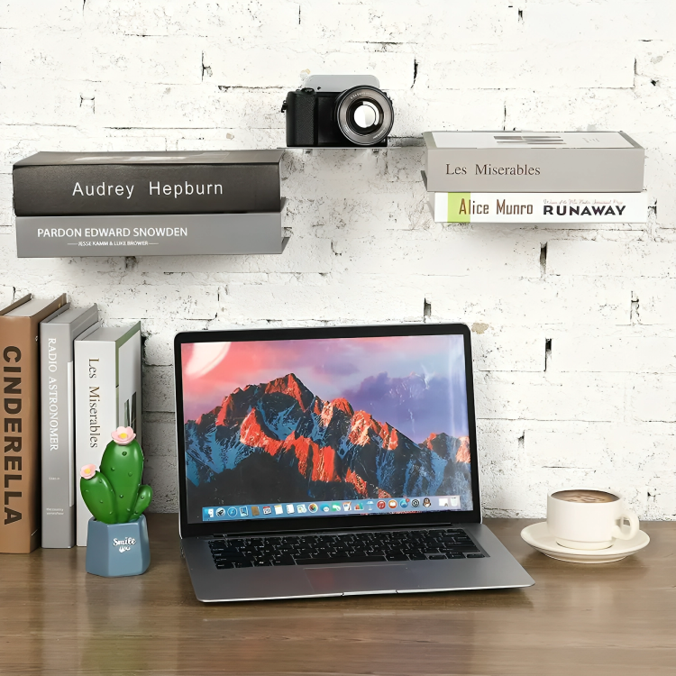 TILLFÄLLIGT 50% RABATT | AirBooks™ | Osynliga Flytande Bokhyllor