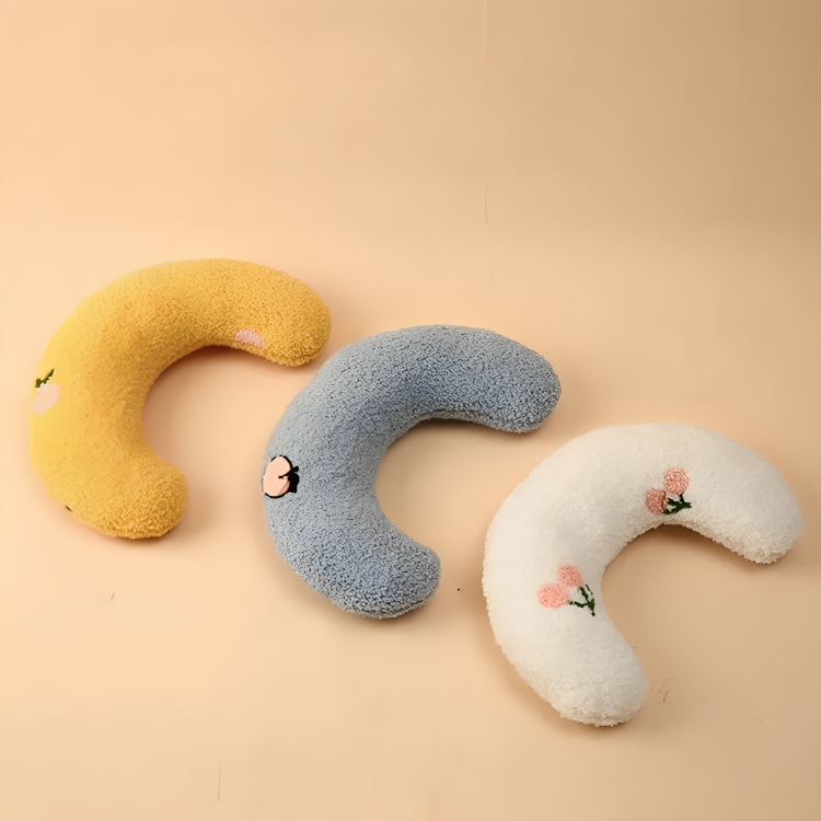 CuddlePaws⹠| Ortopedisk halvmÄneformad kudde för husdjur