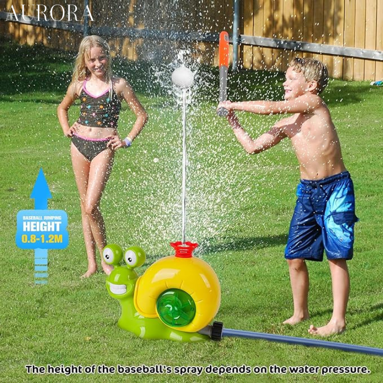 TILLFÄLLIGT 50% RABATT | SnailSplash™ | Aktiv vattenlek som kommer att hålla barnen fascinerade i timmar!
