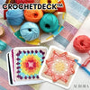 TILLFÄLLIGT 50% RABATT | CrochetDeck™ | Broderigarn stickmönster kort set