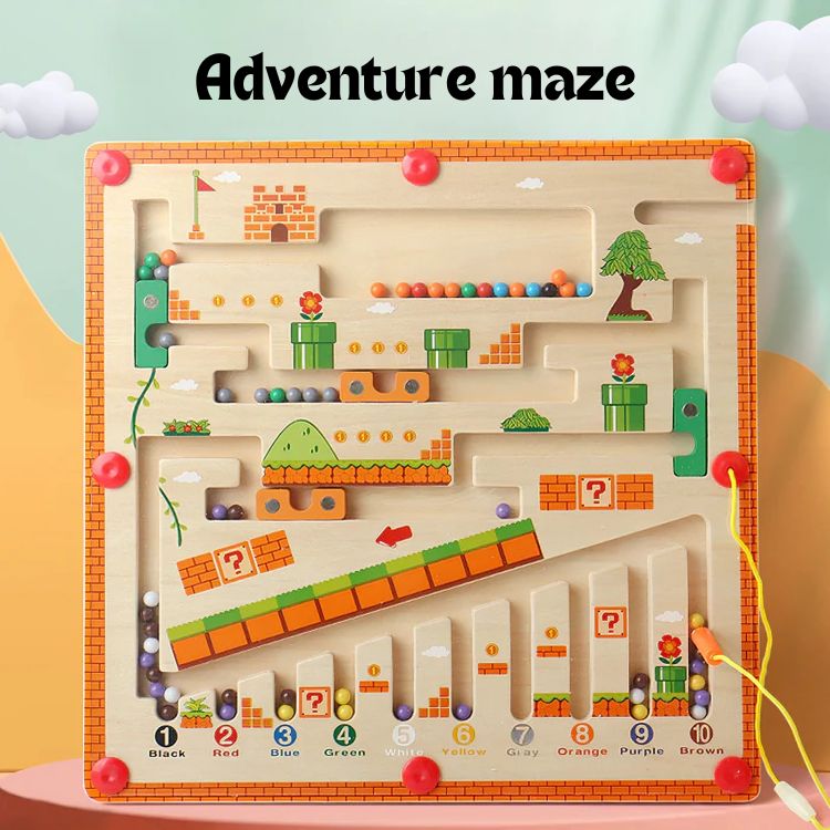 MazeQuest™ | Magnetisk labyrint-äventyrstavla