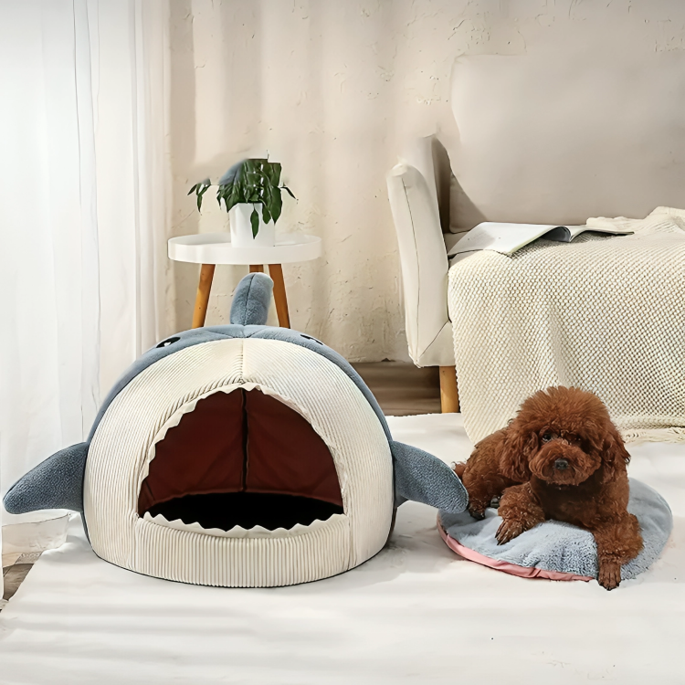 TILLFÄLLIGT 50% RABATT | SharkSnug™ | Gör ditt husdjurs tupplur till en lugnande tillflyktsort!