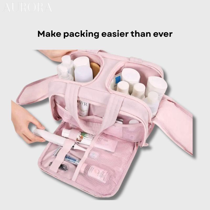 CosmiPack™ | Håller toalettartiklar organiserade och upprätt!