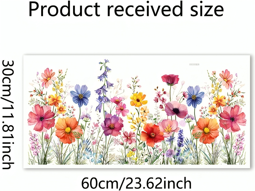 FloraShade™ | Blomstermönster fönsterklistermärke
