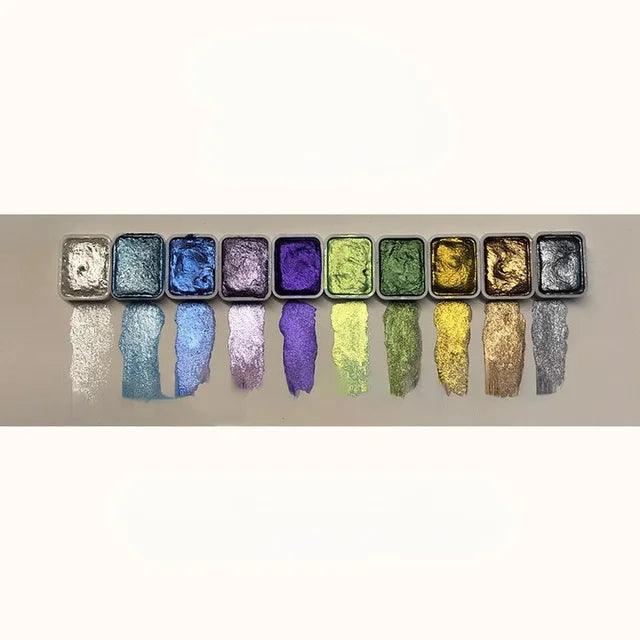 ArtShine™ | Pärlemorskimrande gouache-pigment | 50% TILLFÄLLIG RABATT - Aurora Stockholm