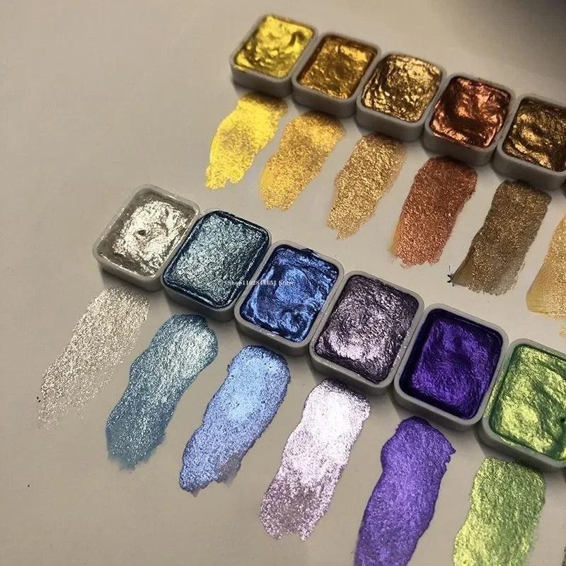 ArtShine™ | Pärlemorskimrande gouache-pigment | 50% TILLFÄLLIG RABATT - Aurora Stockholm
