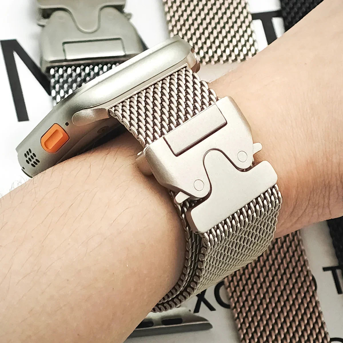 LuxeStrap™ | Elegant klockarmband med meshögla