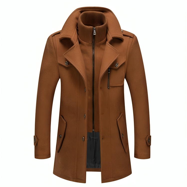 Theodore™ | Elegant kappa med dubbelkrage för män