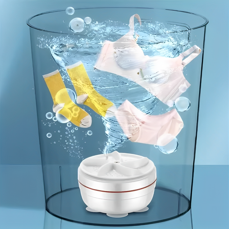 TILLFÄLLIGT 50% RABATT | WashWiz™ | Förvandla vilken behållare som helst till en tvättmaskin!