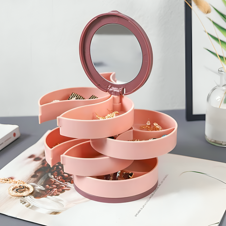 TILLFÄLLIGT 50% RABATT | JewelNest™ | Inga fler trassliga halsband eller borttappade örhängen!