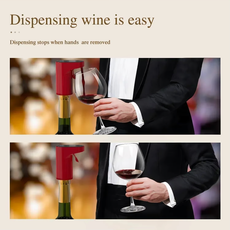 TILLFÄLLIGT 50% RABATT | VinoTap™ | Det smarta sättet att servera vin!
