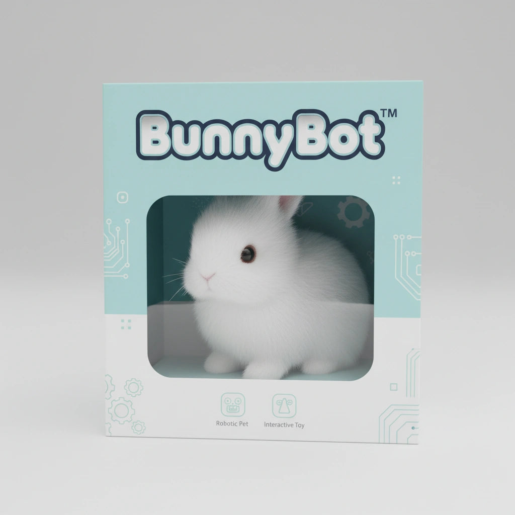 TILLFÄLLIGT 50% RABATT | BunnyBot™ | Din gosiga, verklighetstrogna följeslagare för livet!