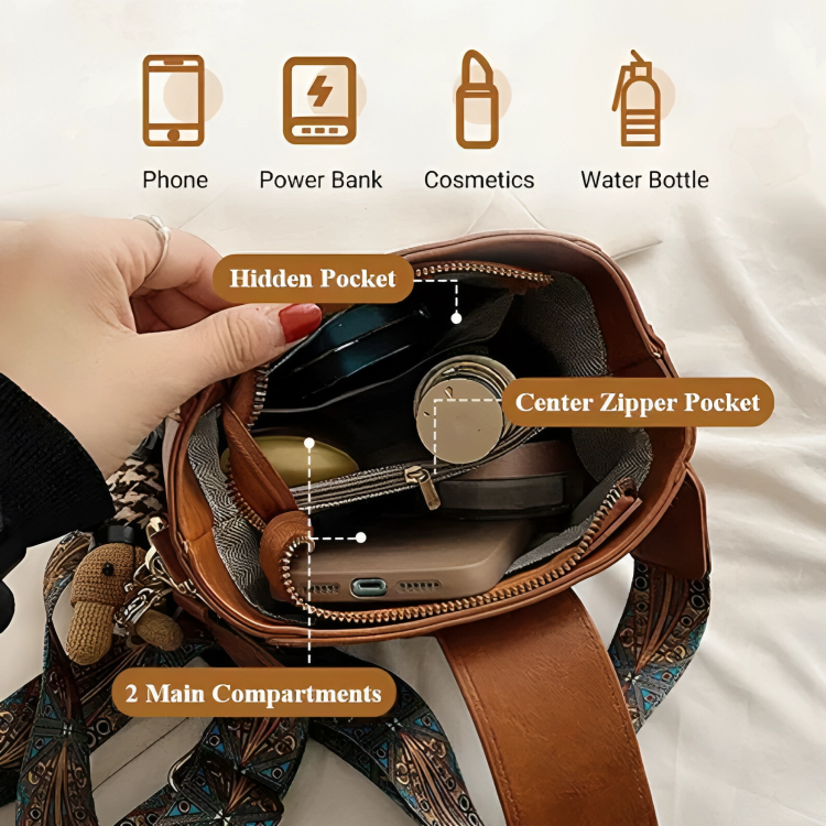 BelleSac™ | Vintage crossbody-väska