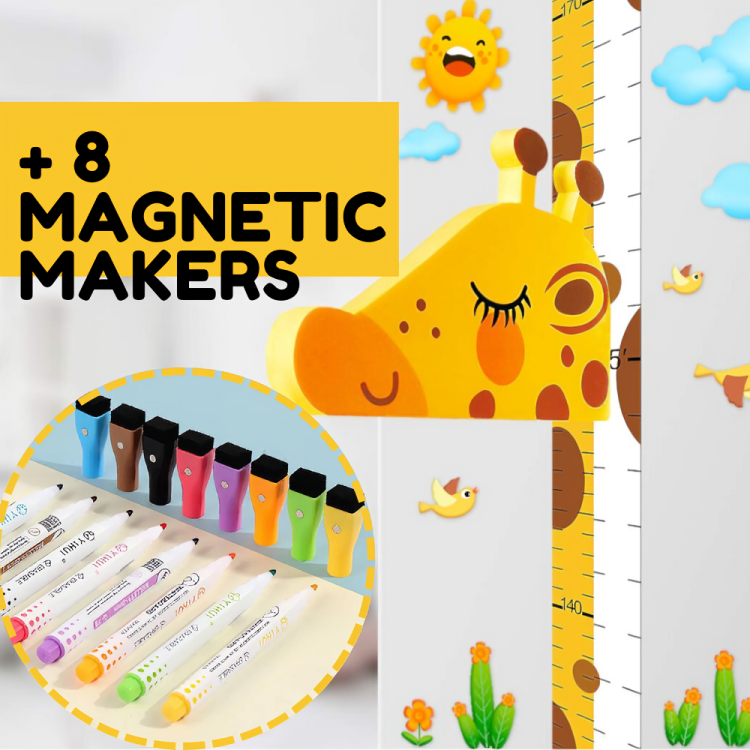 GrowthTales™ | Magnetisk giraff-tillväxtdiagram för barn