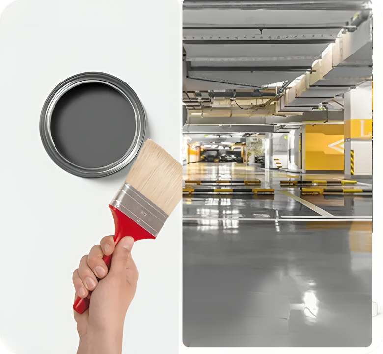 FloorArmor™ | Vattentät vattenbaserad epoxigolvfärg