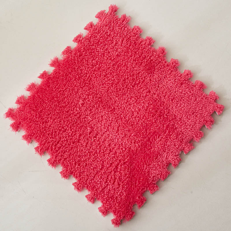 CozyTiles™ | Mjuk, varm pusselmatta i plysch