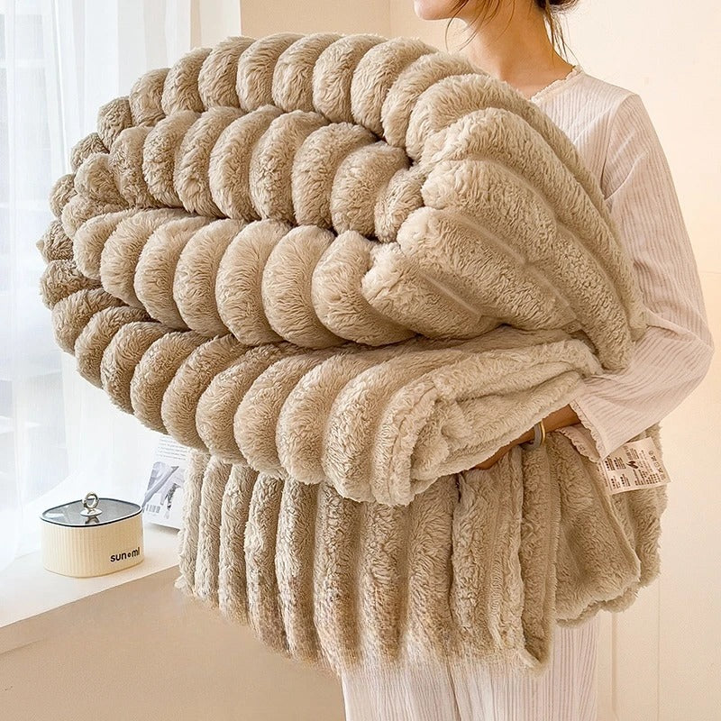 FluffyWrap™ | Mysigt lakanöverdrag - plyschfilt