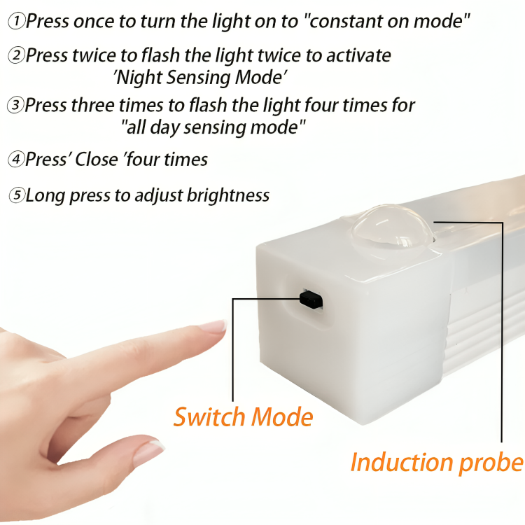 MotionGlow™ | Rörelsedetektor Trådlös LED-nattlampa