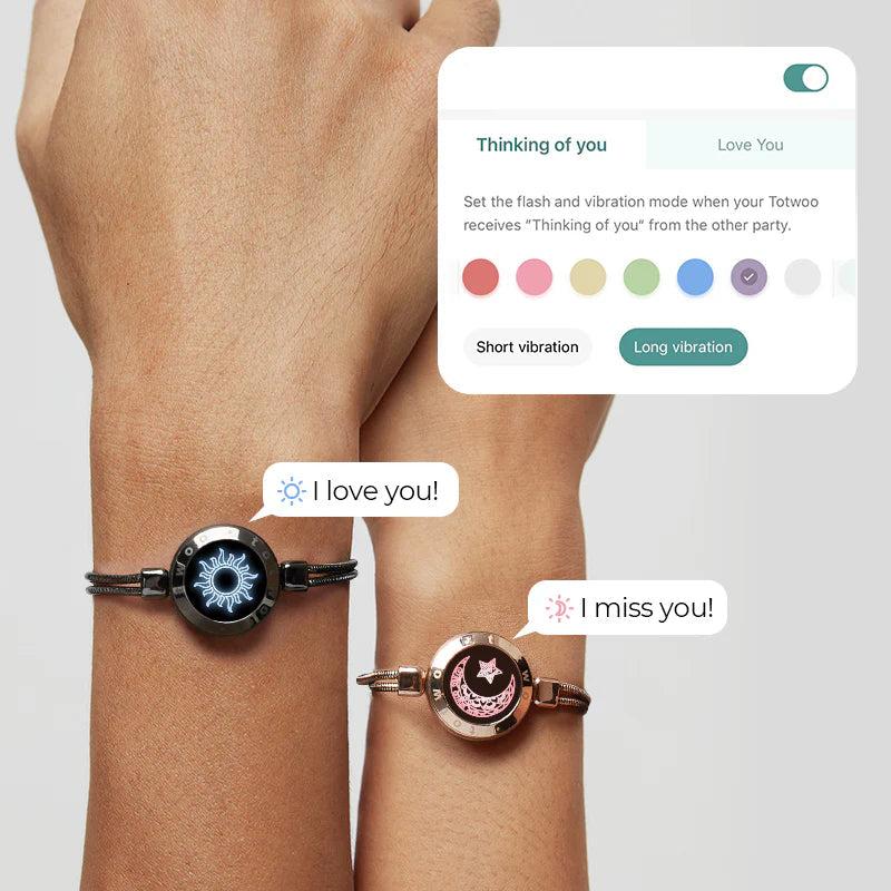 LovePulse™ | Smarta touch-armband för långa avstånd