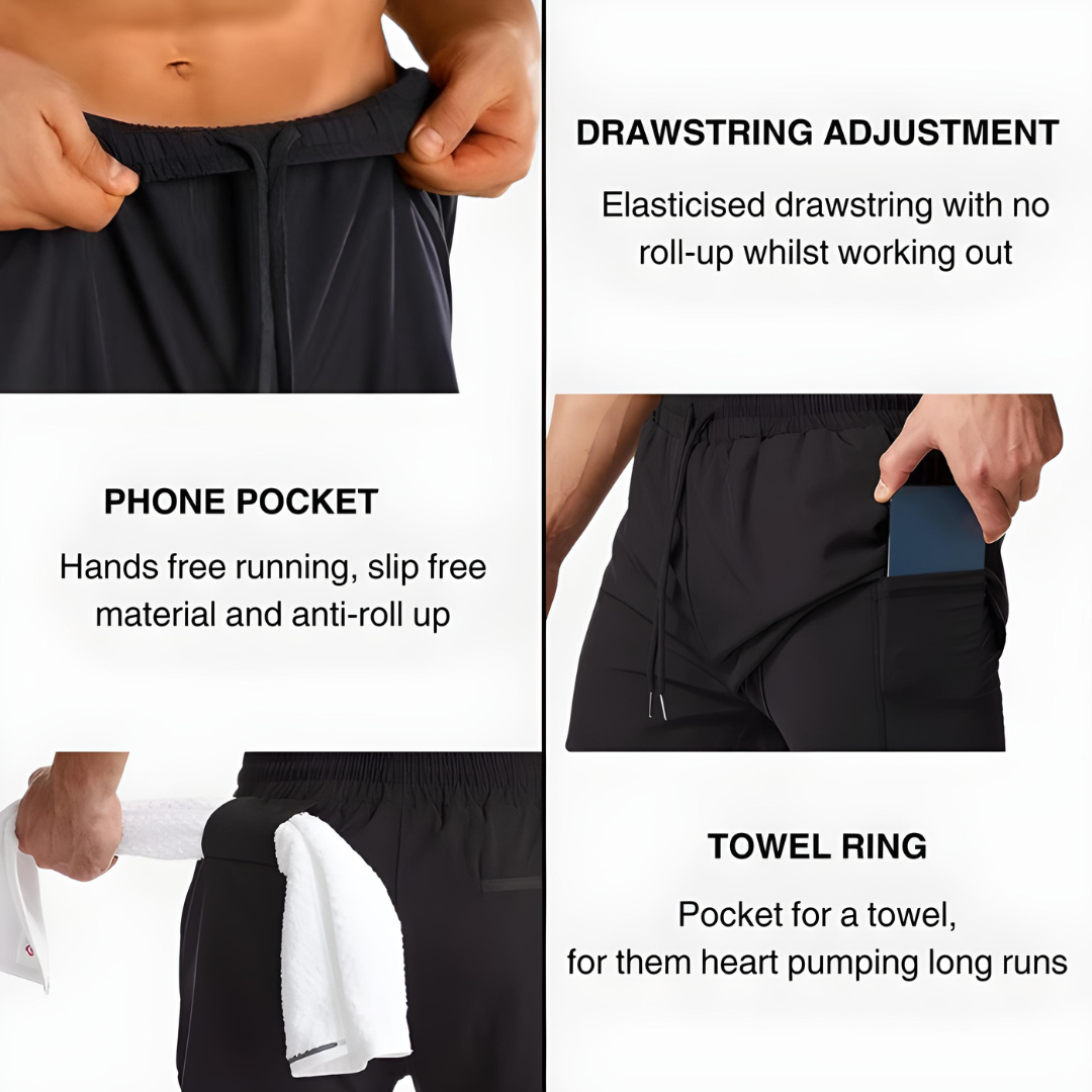 EnduraFit™ | 2-i-1 löparshorts
