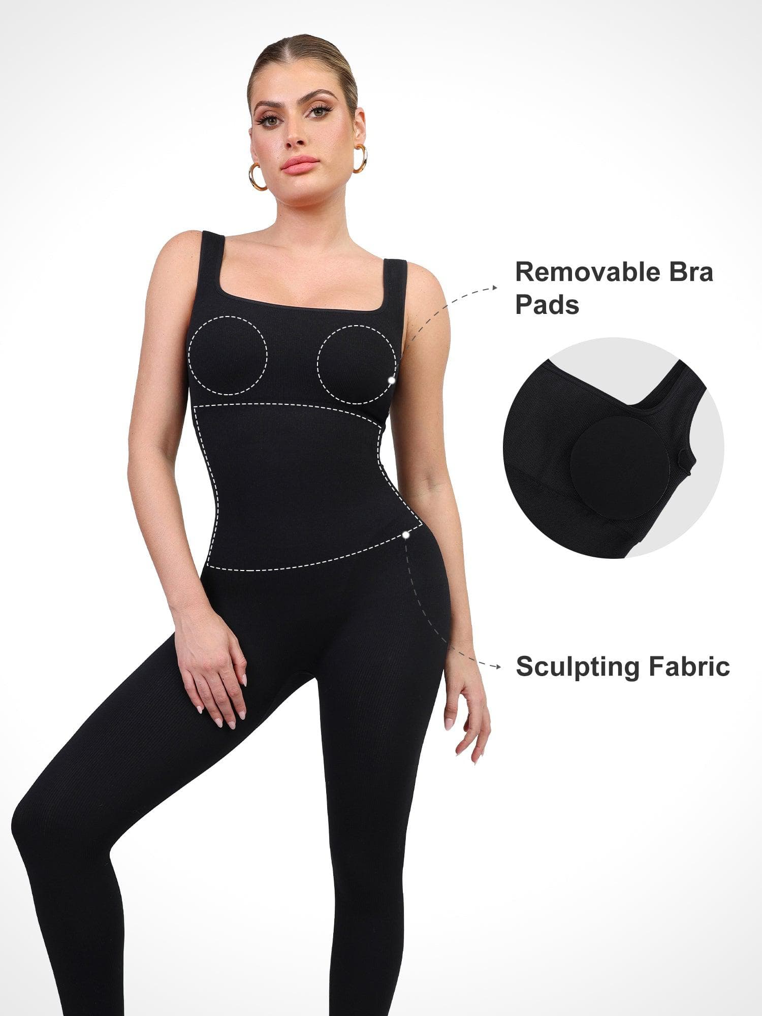 SculptFit™ | Sömlös shapewear-sportoverall