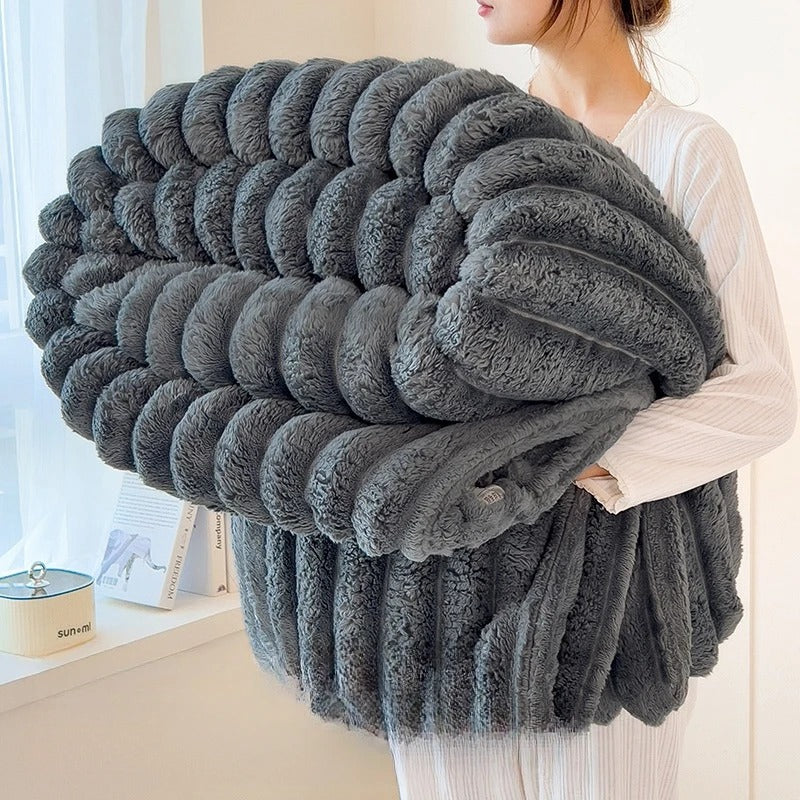 FluffyWrap™ | Mysigt lakanöverdrag - plyschfilt