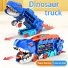 RacerRex™ | Dinosaurietransportbil med hopfällbar rutschkana