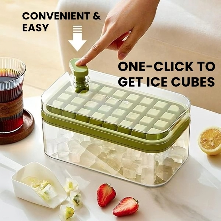 TILLFÄLLIGT 50% RABATT | CubePop™ | Frys in en hel mängd isbitar på en gång!