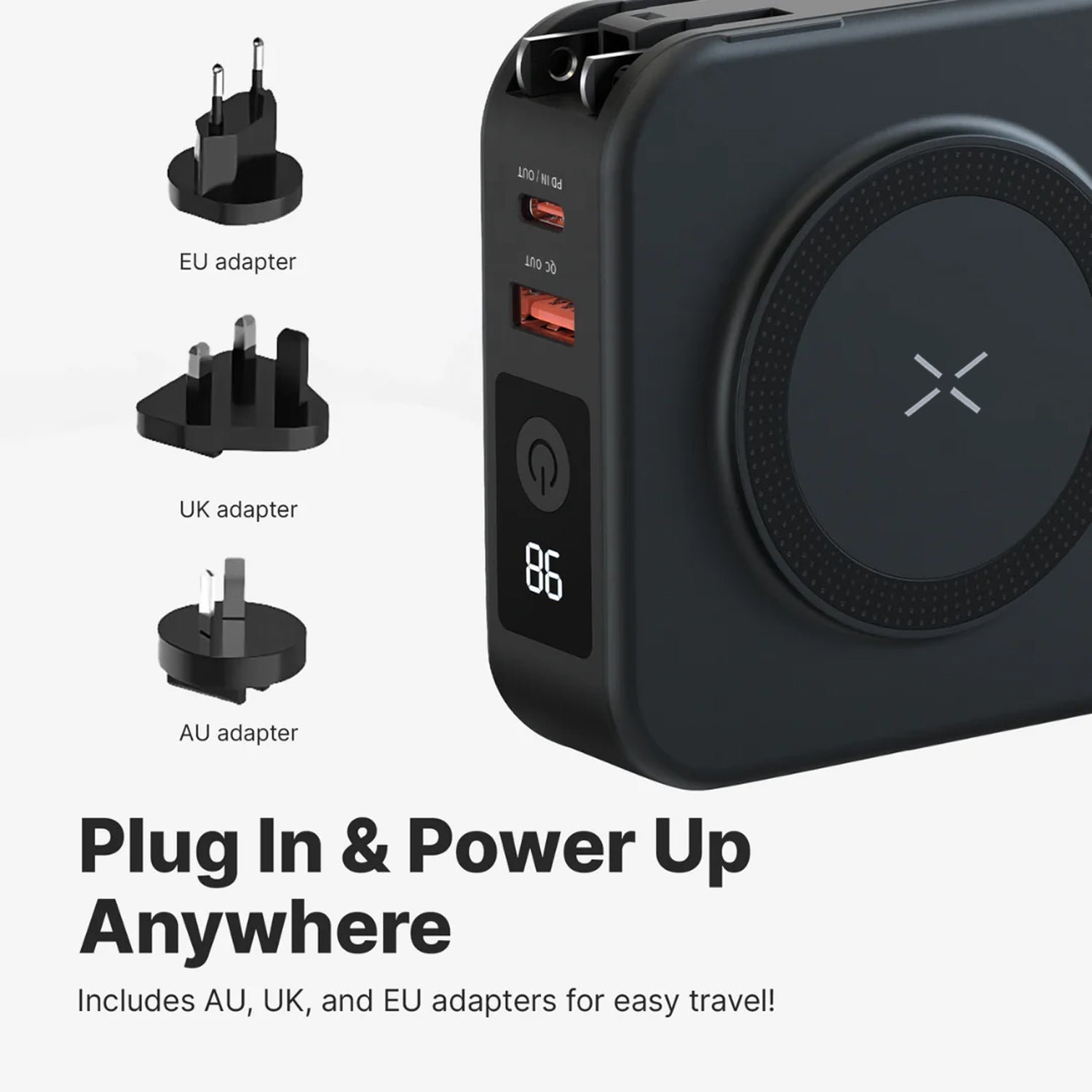 PowerPack™ | Universell powerbank för resor