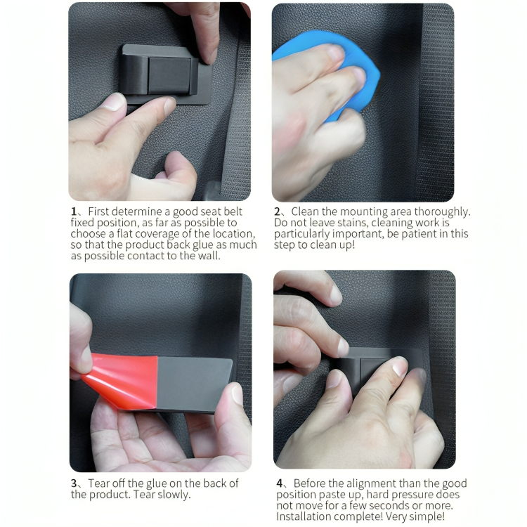 TidyBuckle™ | Ett smart sätt att hålla säkerhetsbältena på plats!
