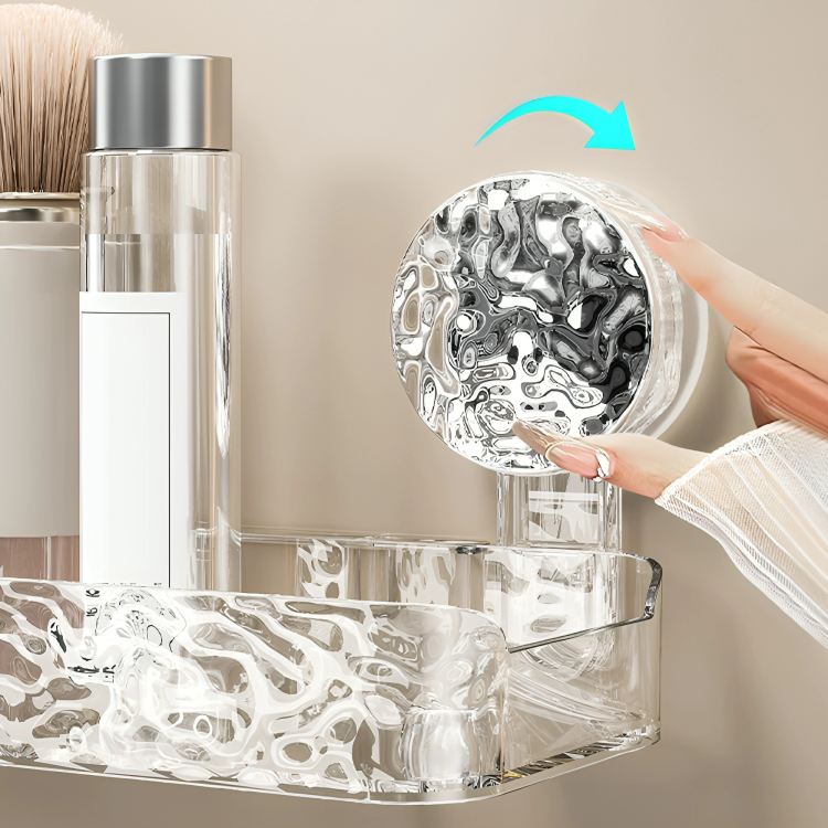 LuxeShelf™ | Lyxig duschorganisatör med sugkopp
