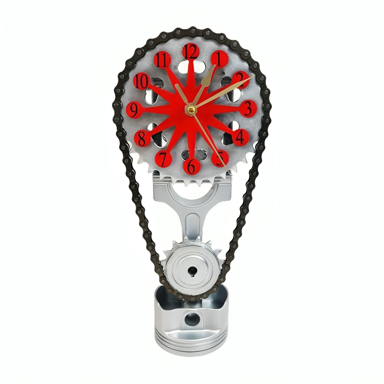 TimeForge™ | Roterande metallkugghjulsklocka