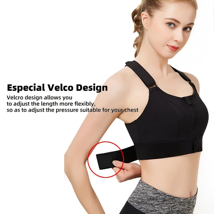 1+1 GRATIS | ZipFit™ | Justerbar, Stödjande Sport-BH