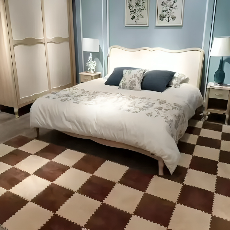 CozyTiles™ | Mjuk, varm pusselmatta i plysch
